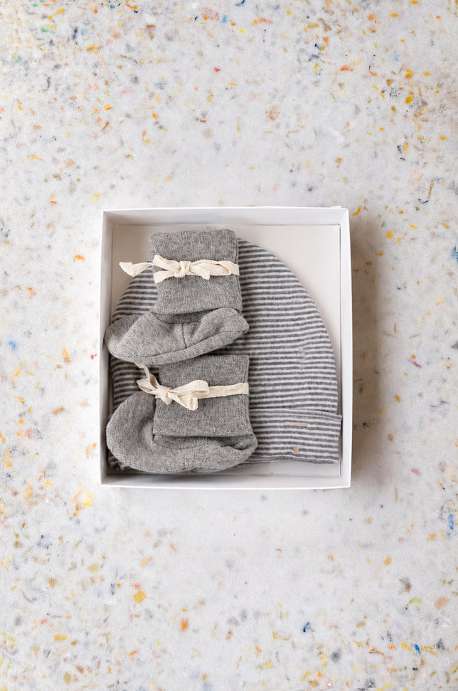 Tiny Essentials Set | Gray Melange