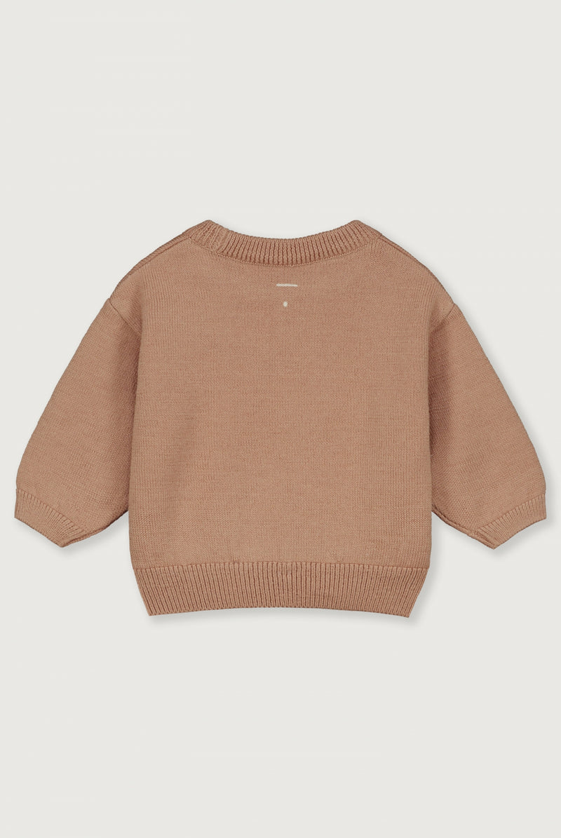 Gestrickter Pullover für Baby | Biscuit
