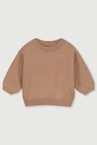 Baby Knitted Jumper | Biscuit