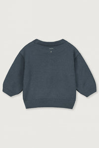 Baby Knitted Jumper | Blue Gray
