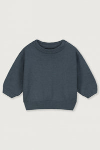 Baby Knitted Jumper Blue Grey