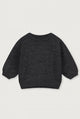 Baby Knitted Jumper | Black Melange