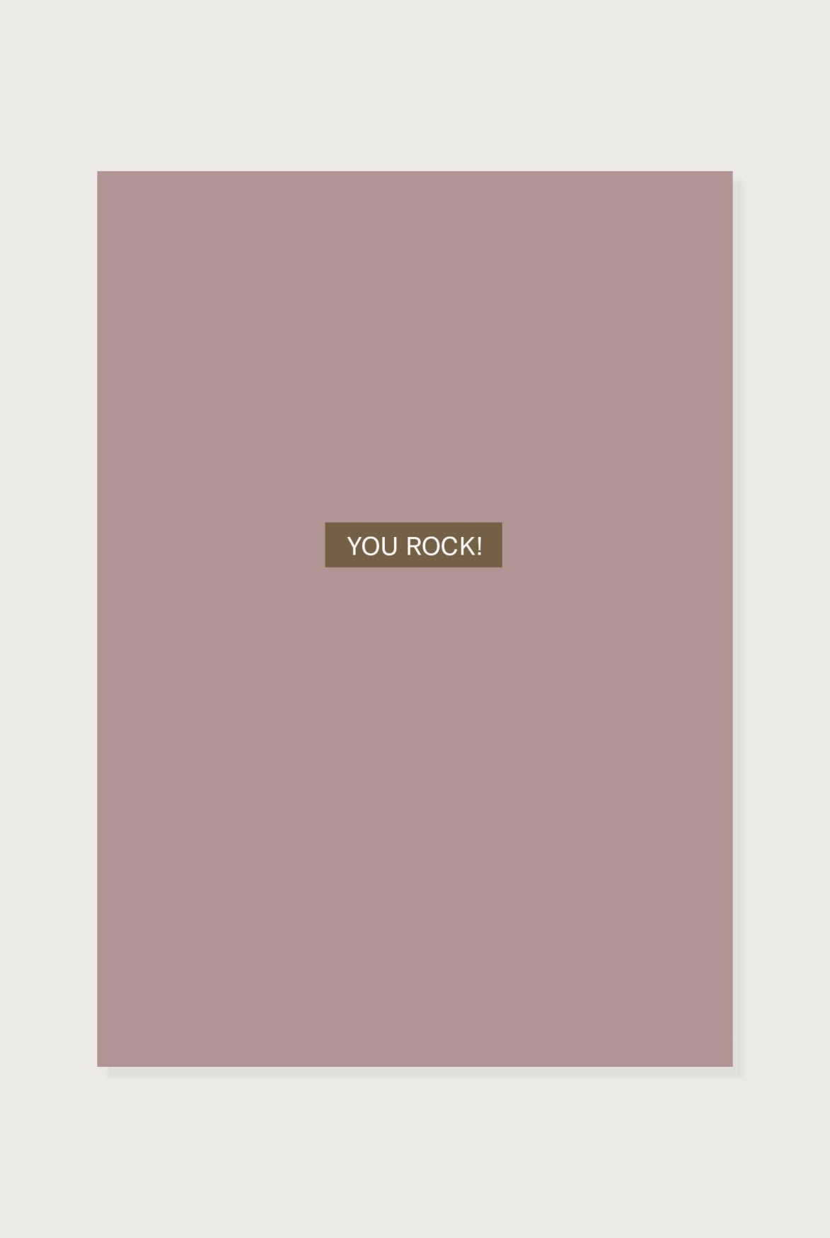 Card | You rock! | Berry