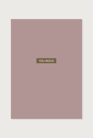 Card | You rock! | Berry