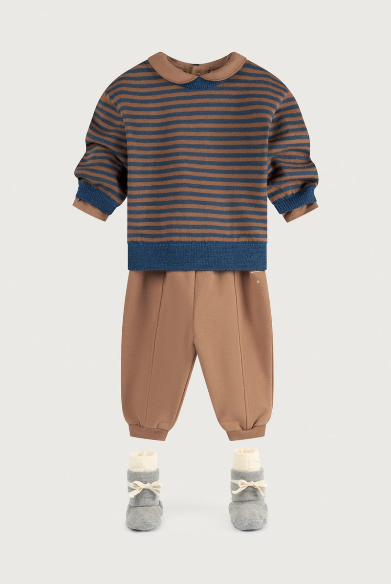 Baby Pant with Pintucks | Biscuit