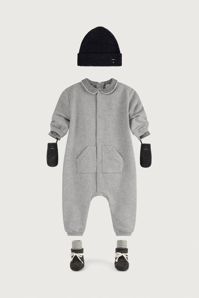 Baby Sweater Suit | Grey Melange