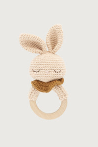 Birgitte the Bunny Teething Ring | Ecru