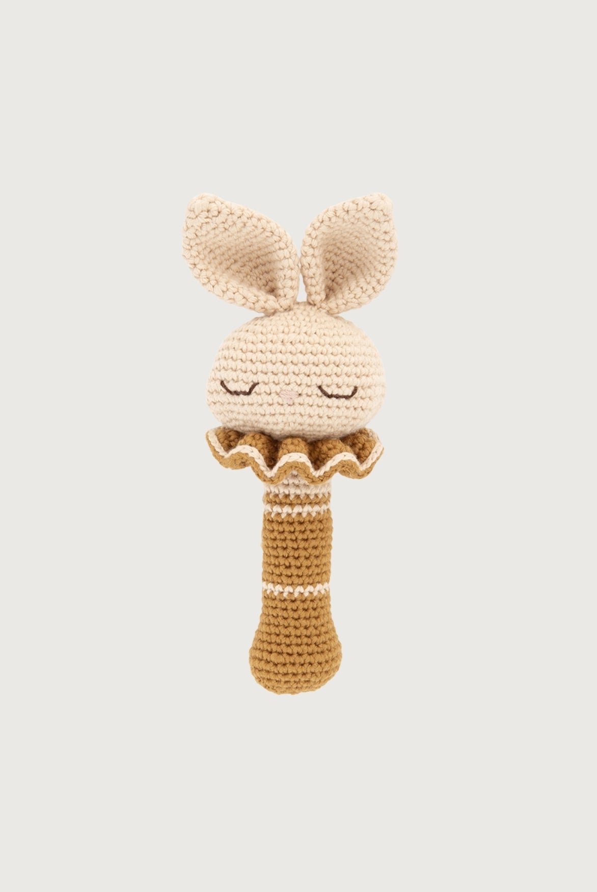Birgitte Bunny Rattle | Ecru