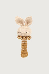 Birgitte Bunny Rattle | Ecru