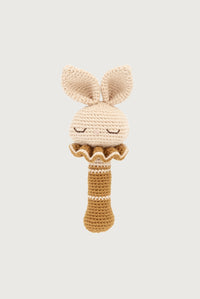 Birgitte Bunny Rattle | Ecru