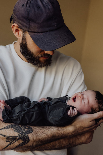 Baby Suit with Snaps | Nearly Black