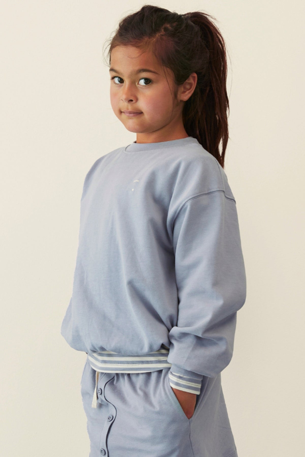Dropped Shoulder Sweater | Stone Gray