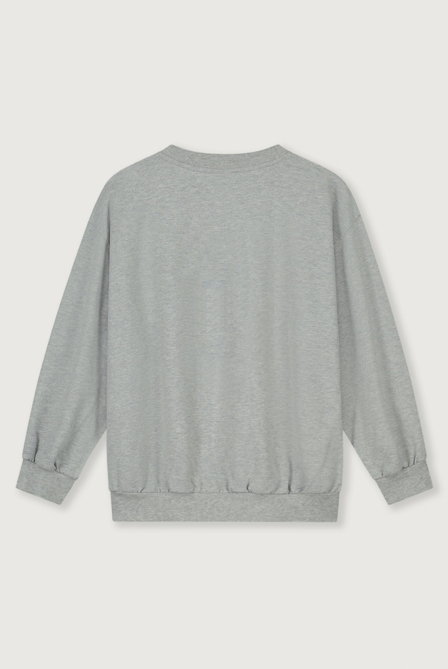 Pullover mit tief angesetzter Schulterpartie | Grey Melange
