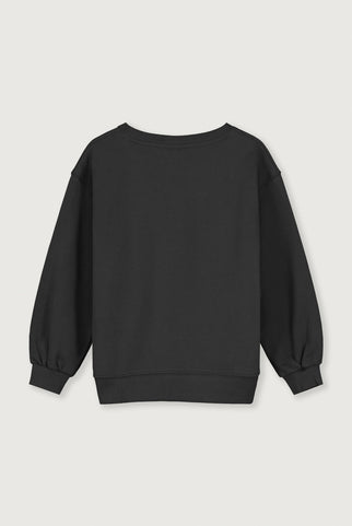 Dropped Shoulder Sweater Nearly Black