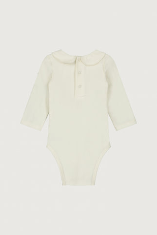 Baby Collar Onesie | Cream