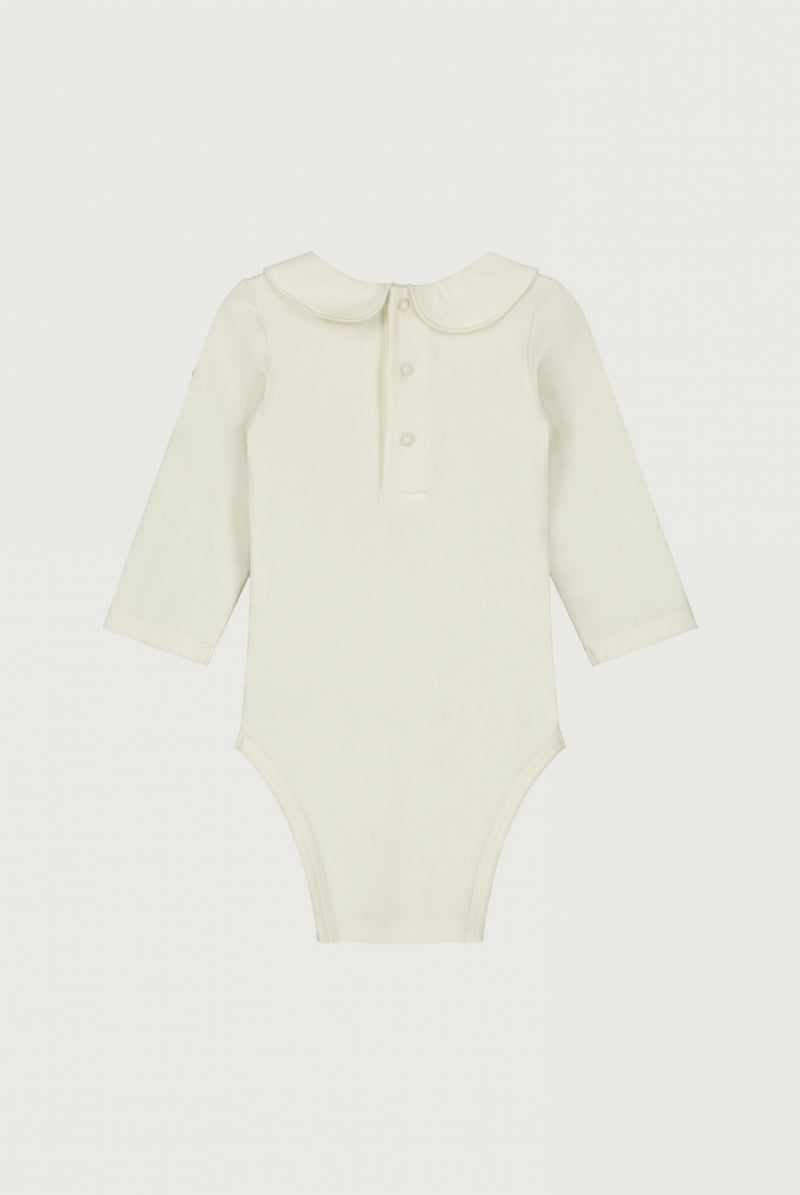 Baby Collar Onesie | Cream