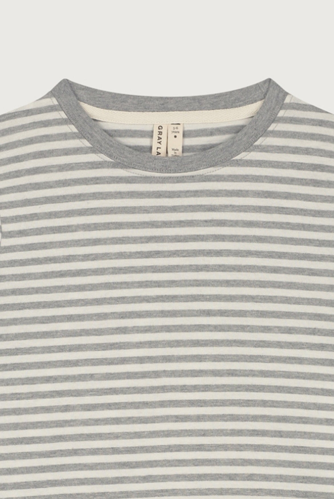 L/S T-Shirt | Grey Melange - Cream