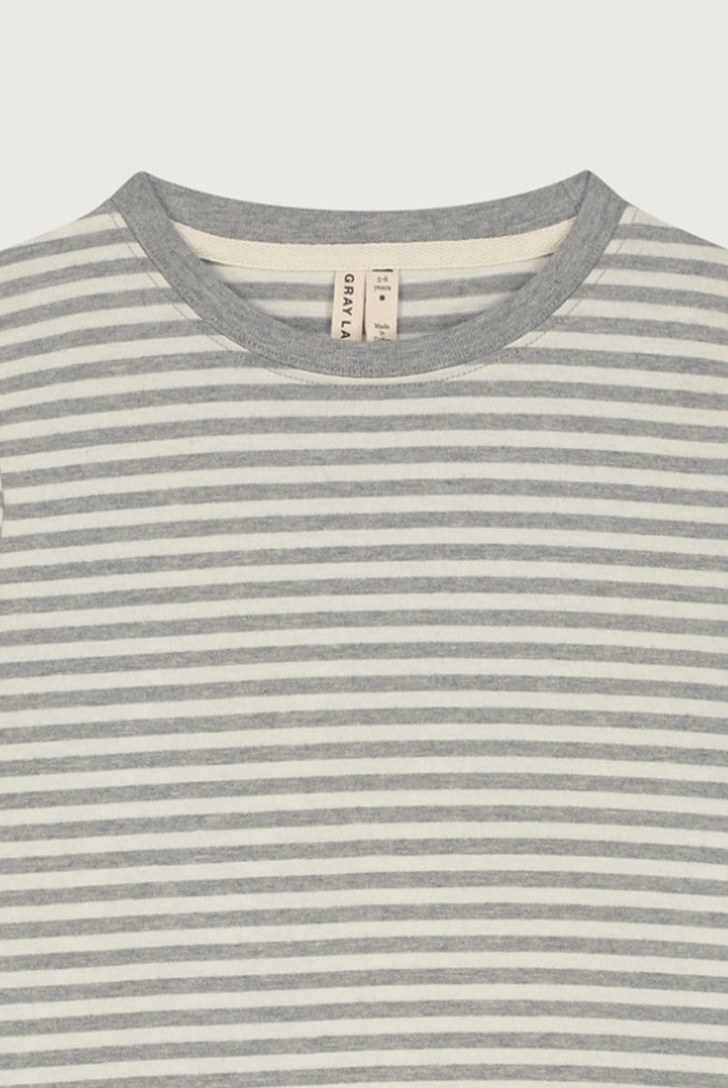 L/S T-Shirt | Grey Melange - Cream