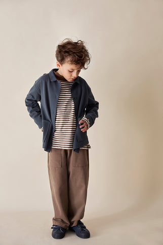 Loose Straight Trousers | Brownie