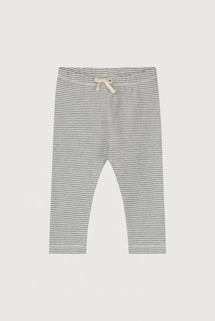 Baby Leggings | Grey Melange - Cream