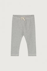 Baby Leggings | Gray Melange - Cream