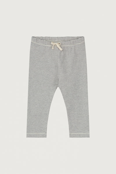 Baby Leggings | Gray Melange - Cream