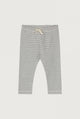 Baby Leggings | Grey Melange - Cream