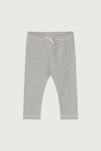 Baby Leggings | Gray Melange - Cream