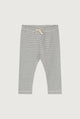 Baby Leggings | Gray Melange - Cream