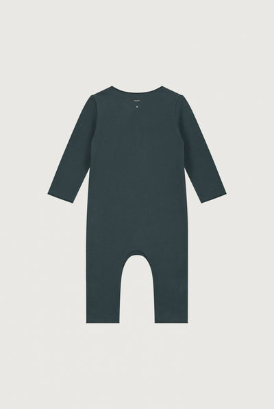 Baby Suit with Snaps | Blue Gray