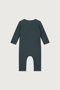 Baby Suit with Snaps | Blue Gray