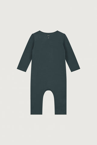 Baby Suit with Snaps | Blue Gray