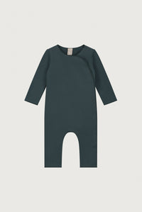 Baby Suit with Snaps | Blue Gray