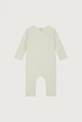 Baby Suit with Snaps | Cream