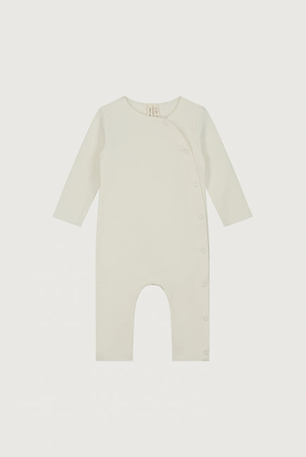 Baby Anzug mit Druckknöpfen | Cream
