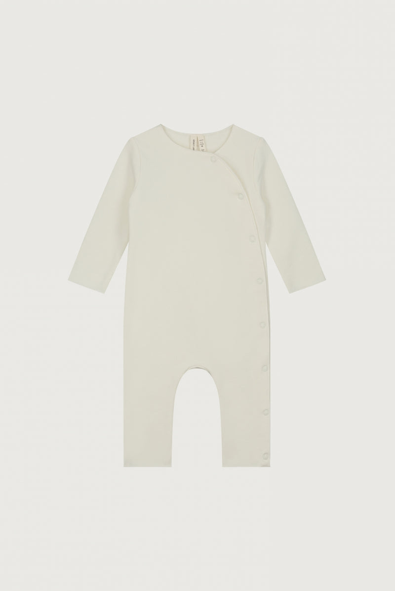 Baby Anzug mit Druckknöpfen | Cream