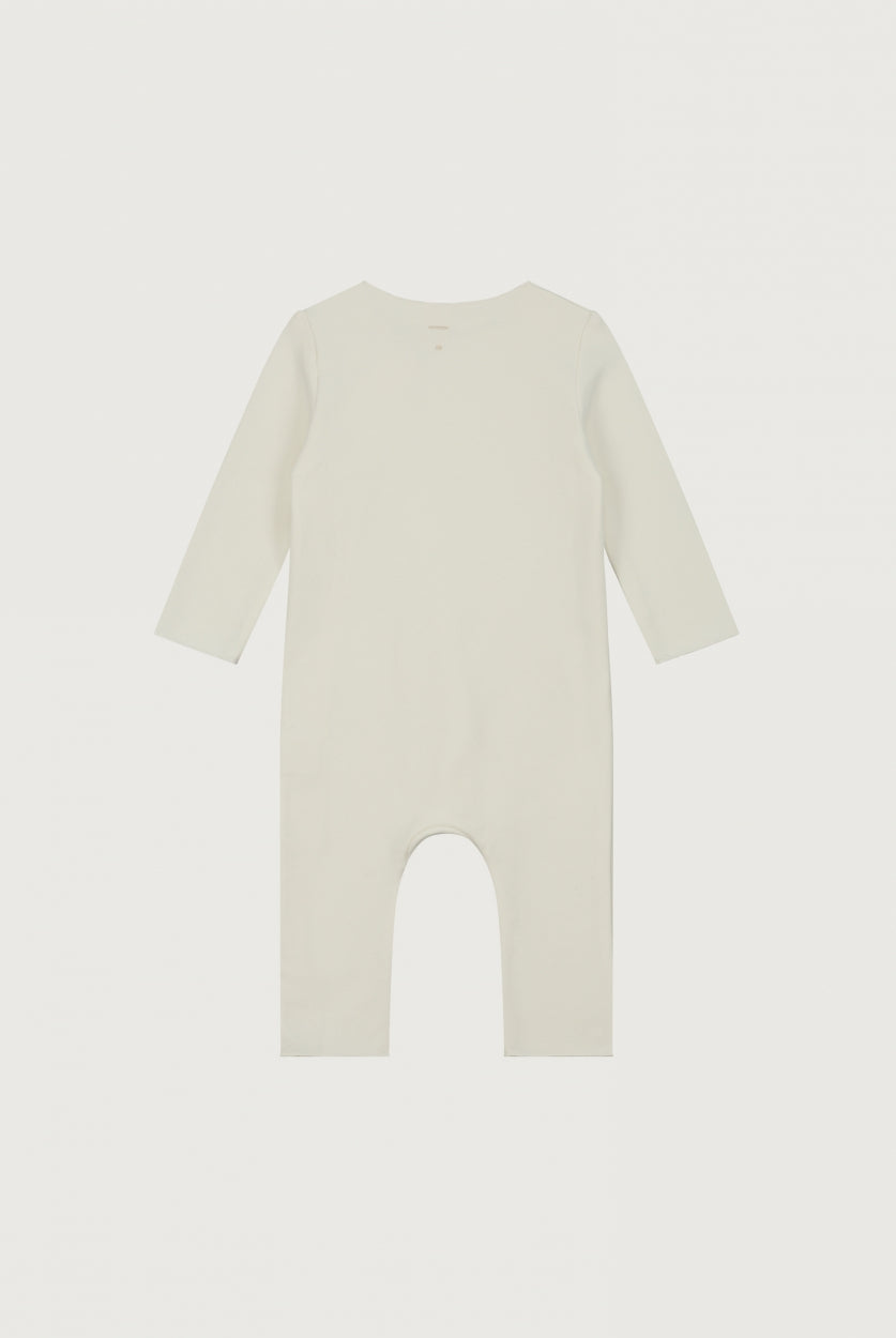 Baby Suit with Snaps | Cream