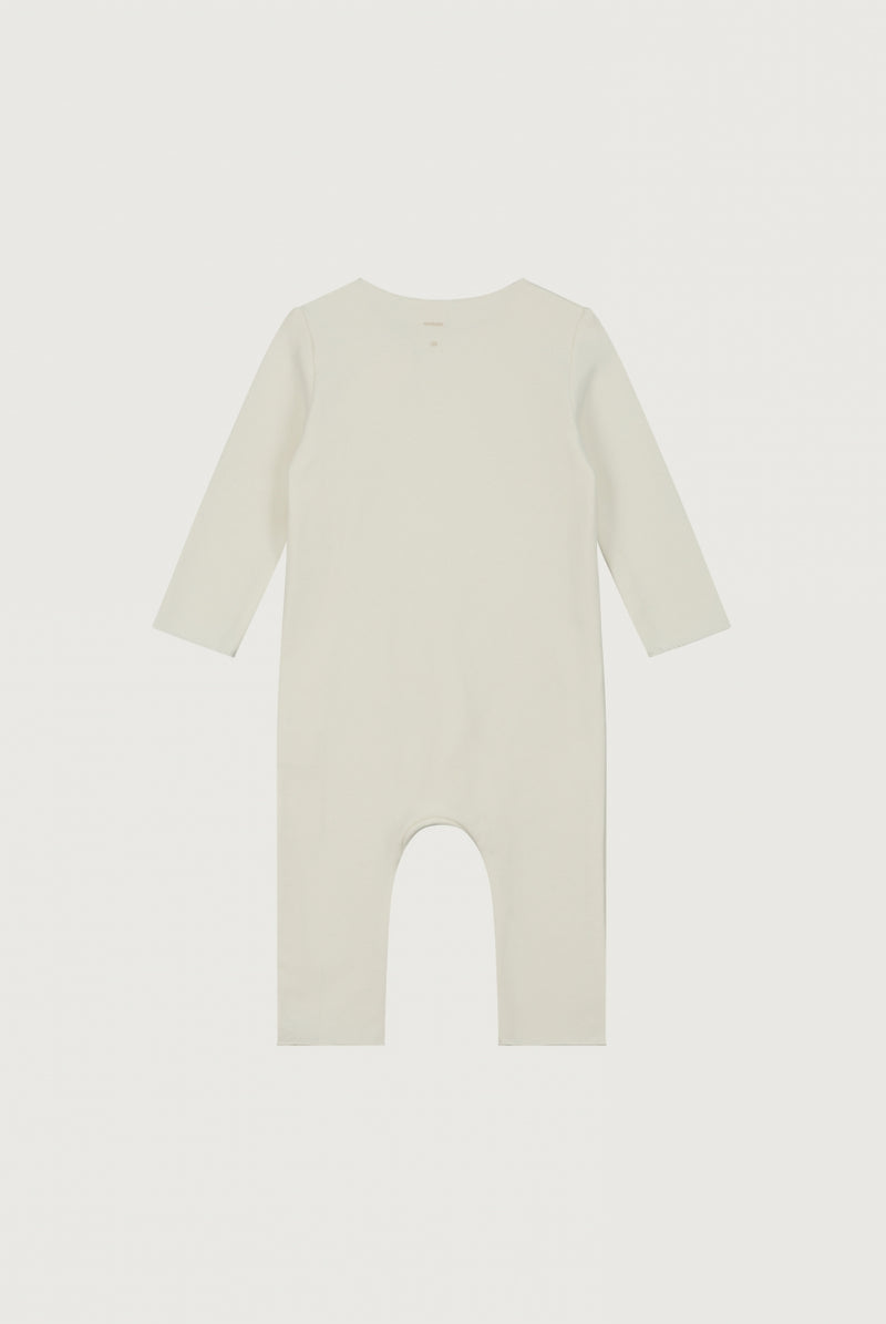 Baby Anzug mit Druckknöpfen | Cream