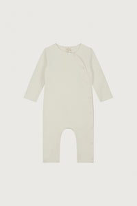 Baby Anzug mit Druckknöpfen | Cream