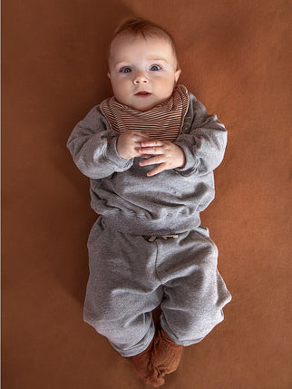 Baby Track Pants | Gray Melange