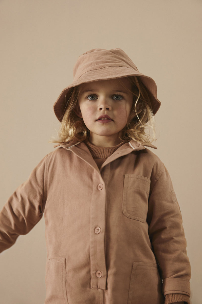 POP Twill Bucket Hat Kids | Biscuit