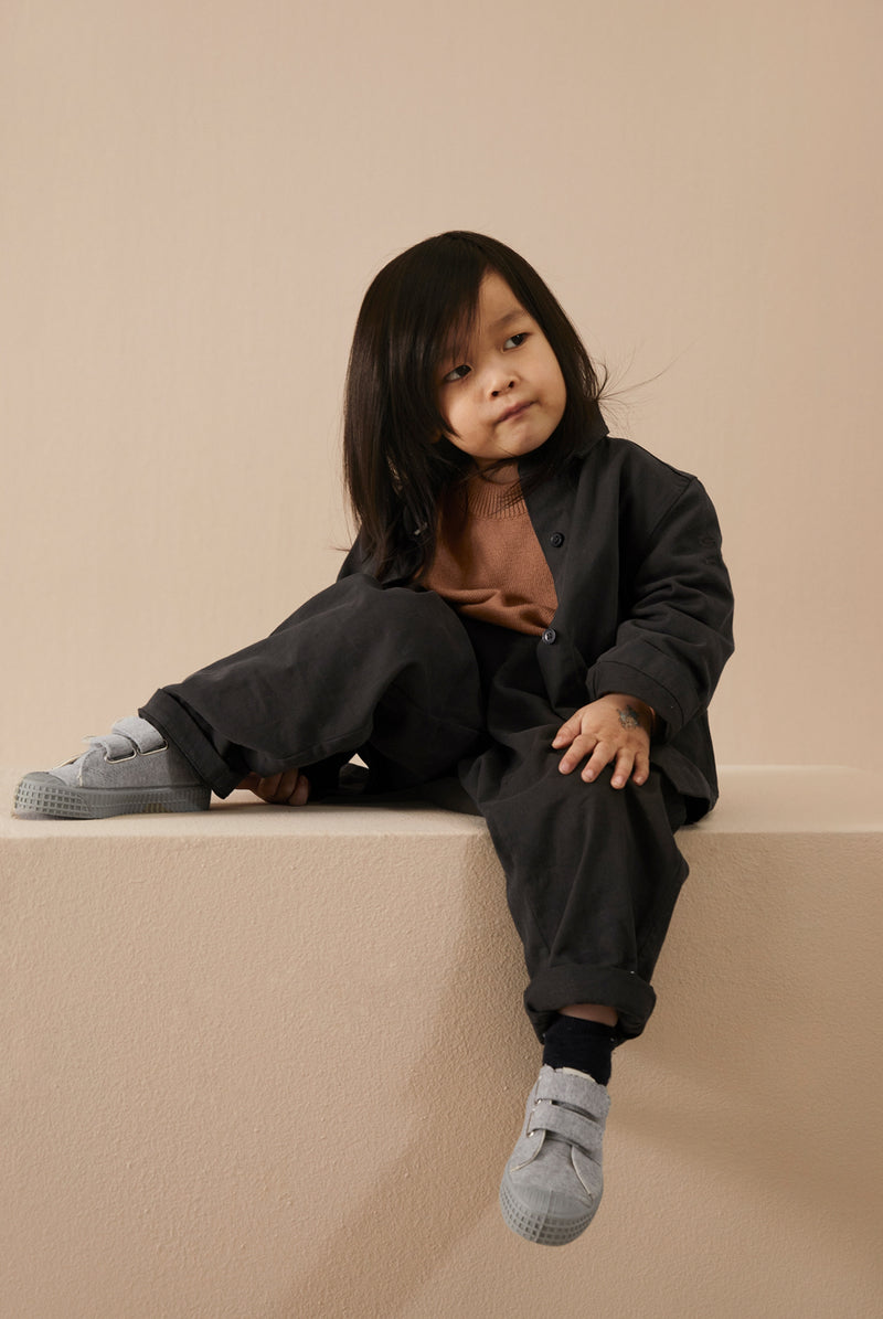 POP Twill Überhemd | Nearly Black