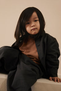 POP Twill Überhemd | Nearly Black