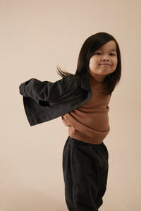 POP Twill Trousers | Nearly Black