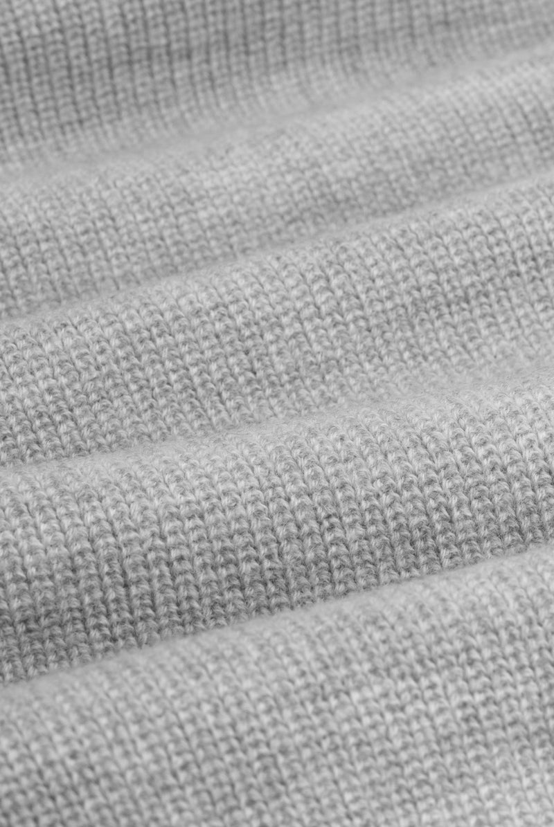 Knitted Beanie | Grey Melange