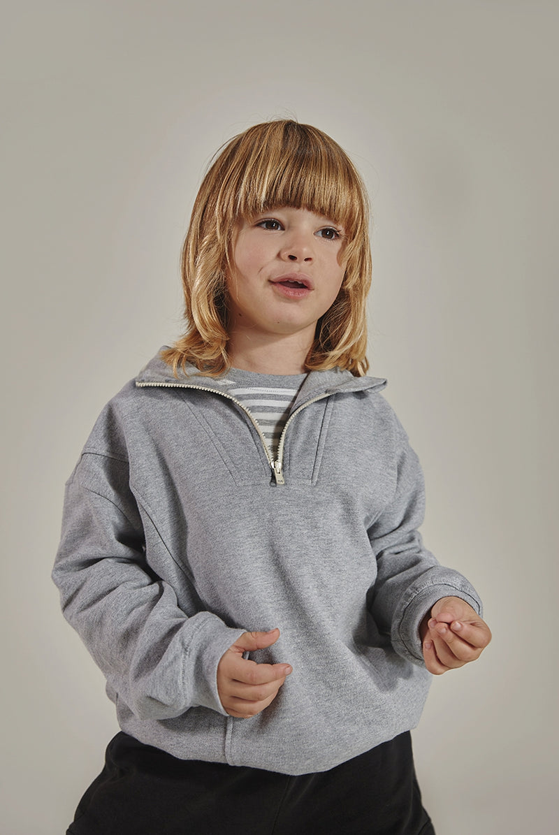 Troyer Pullover | Gray Melange