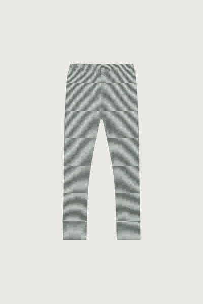 Leggings | Blue Gray - Cream
