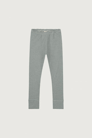 Leggings | Blue Grey - Cream