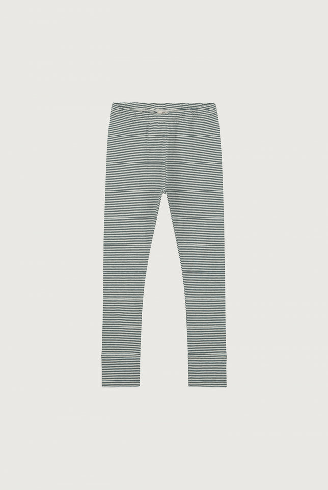 Leggings | Blue Gray - Cream