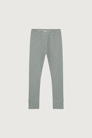 Leggings | Blue Gray - Cream